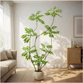 artificial sumac tree: 6ft faux mahonia fortunei tree, main product view