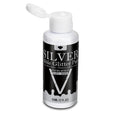 Edible Silver Glitter Paint - 2 fl.oz / 60ml Food Safe Edible Paint for Cake Decorating, Chocolate, Cocktail, Cupcakes - Silver Edibles Glitter Liquid Luster Dust for Halloween Candy, Drinks, Baking