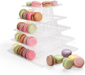 5 Tiers Square Macaron Tower Stand Cake Display Rack Cupcake Stand Desserts Display for Wedding Birthday Party Decor