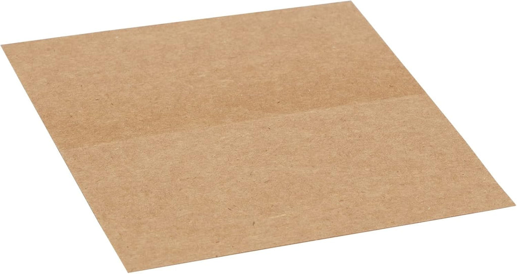 Juvale 200 Pack Kraft Paper Place Cards for Table Setting - Blank Name Cards for Wedding Reception, Baby Shower, Table Numbers (3.5 x 2 In, Brown) - Placecards