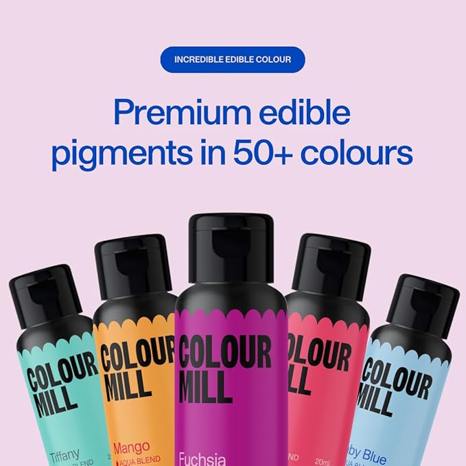 Colour Mill Aqua Blend Water-Based Food Coloring, 20 Milliliters Royal