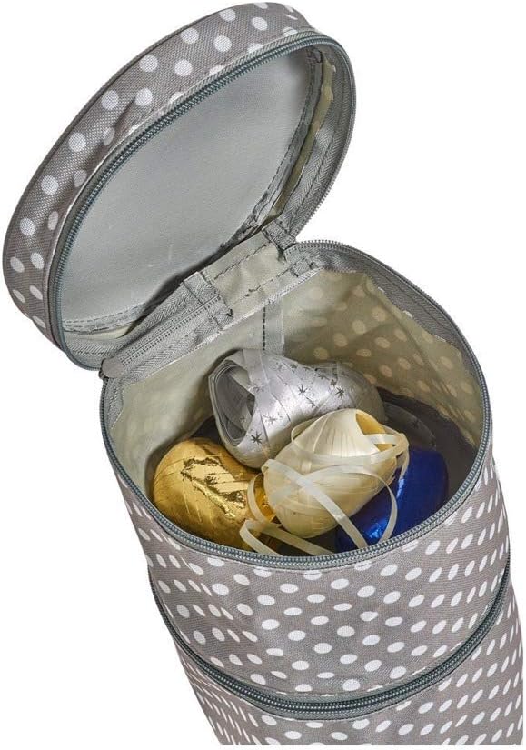 Zeller Gift Wrap Paper Organizer, Grey