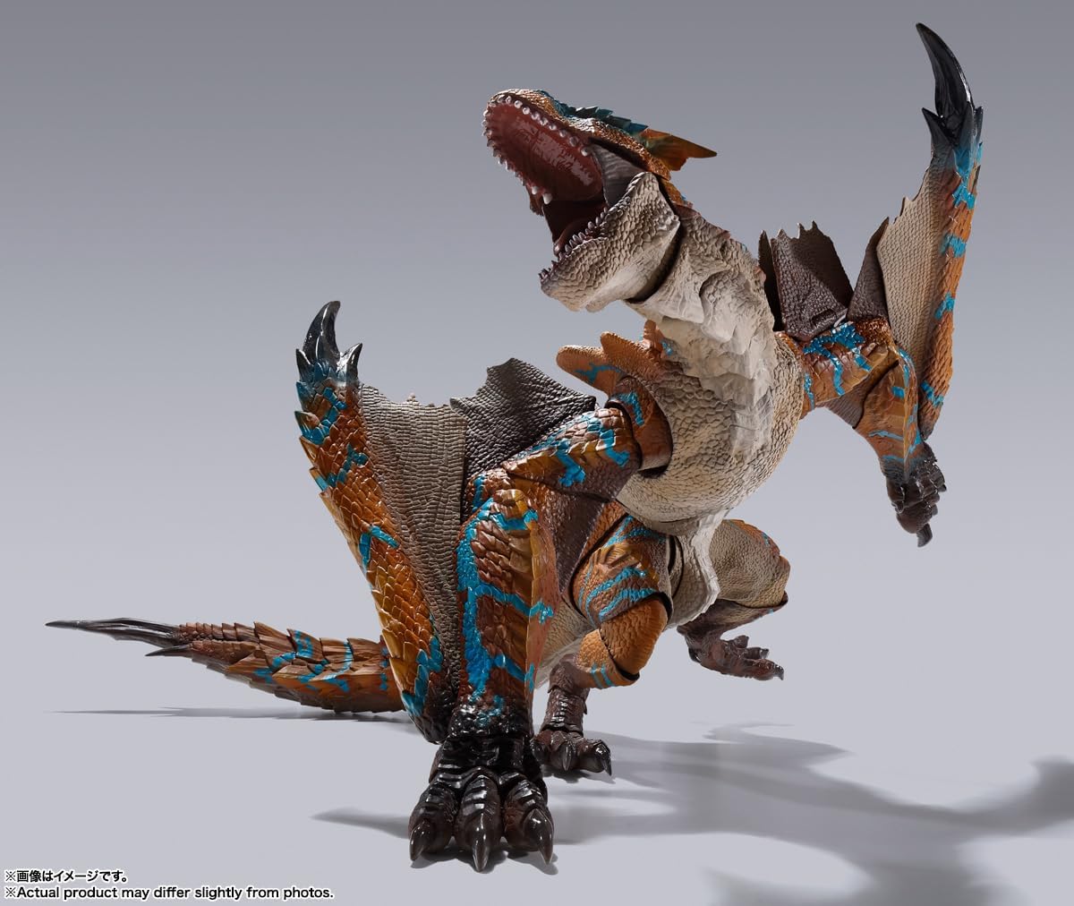 tamashii nations - monster hunter rise - tigrex, close-up detail