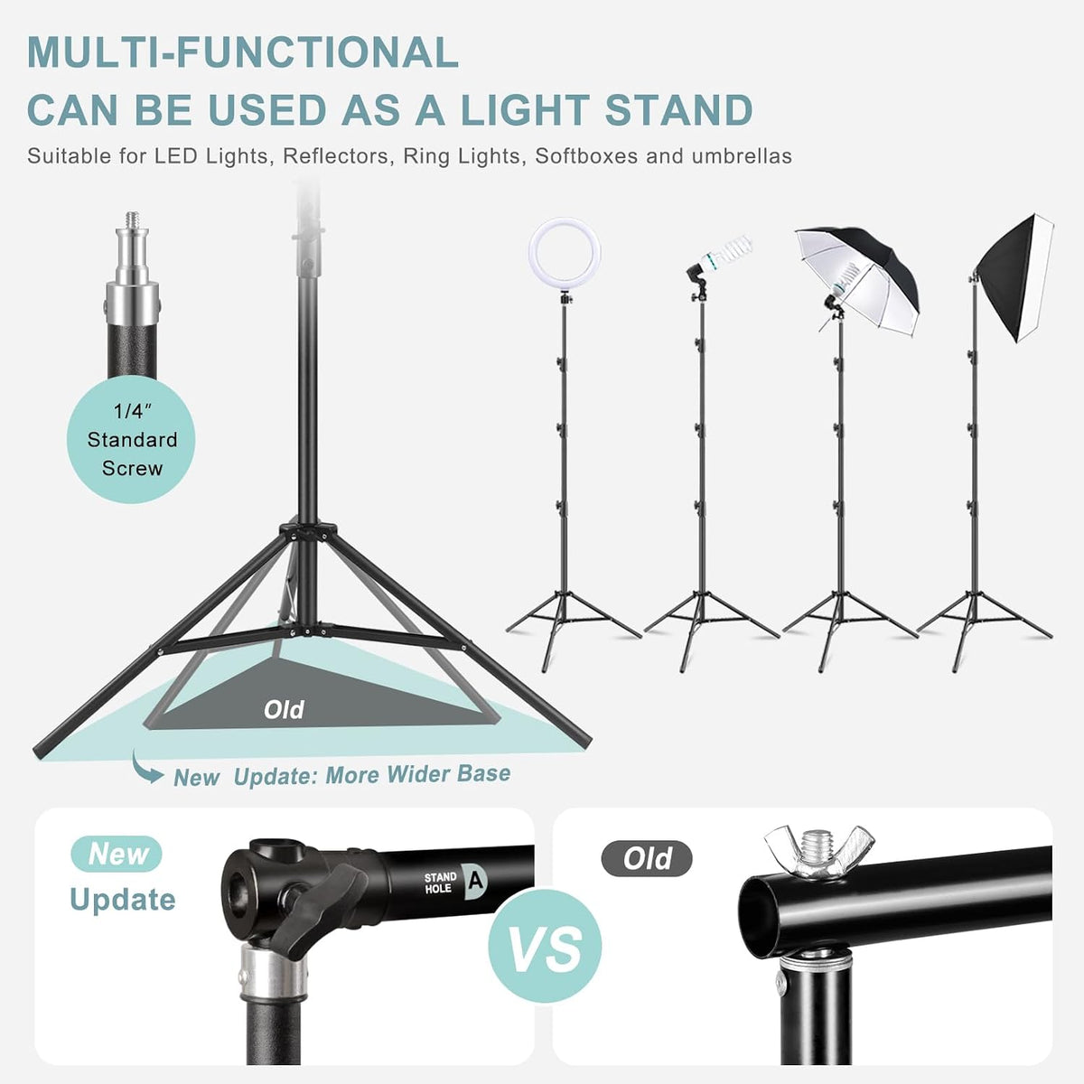 10.2 x 10Ft Heavy Duty Backdrop Stand, Adjustable Support System Kit