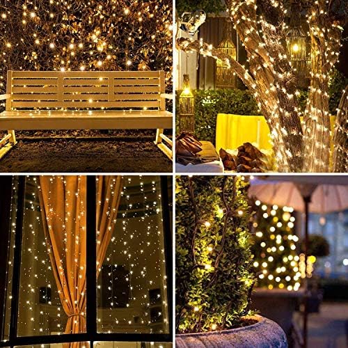 quntis 164ft 2000 led cluster christmas lights, view 9