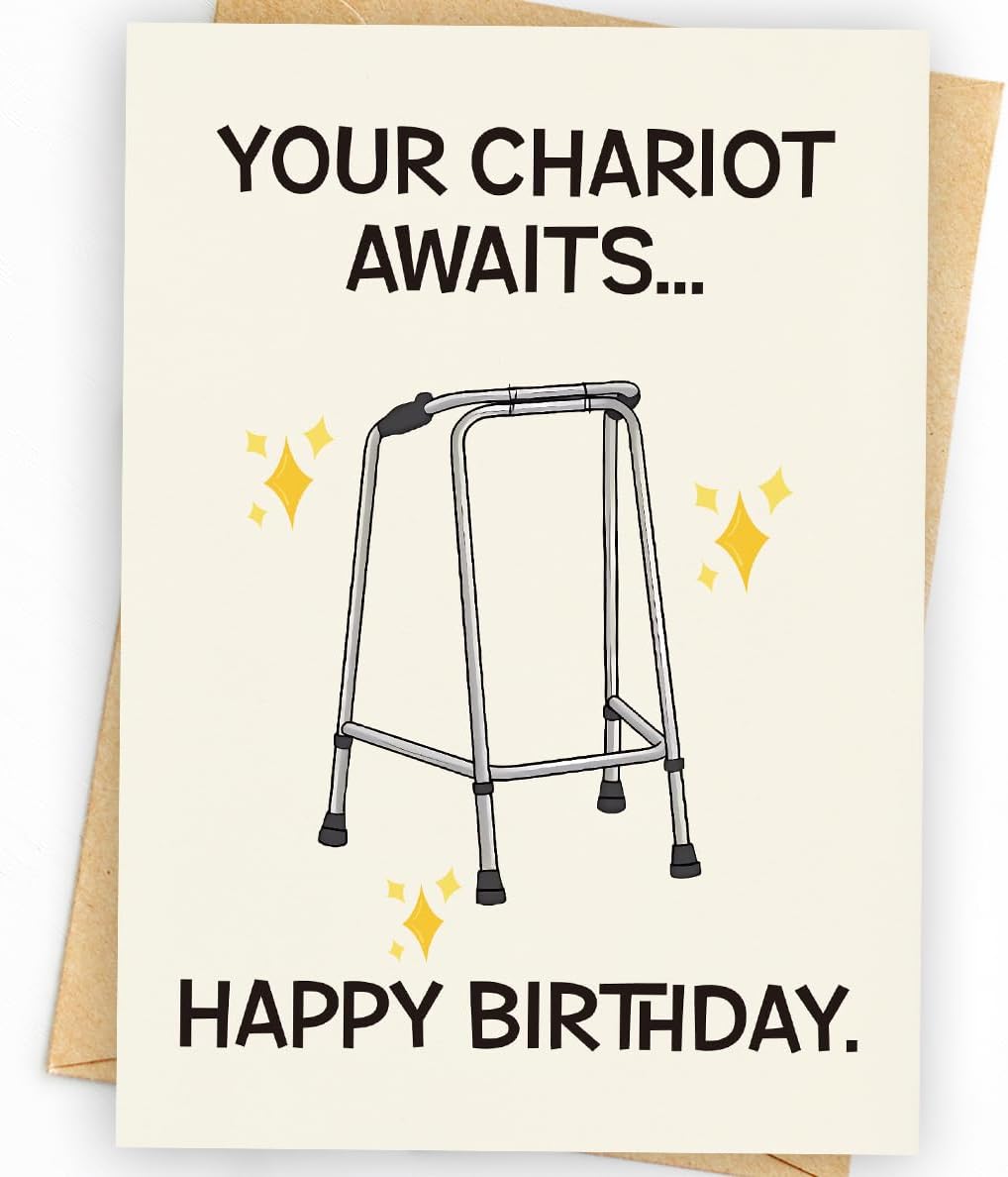 WowBefun Funny Birthday Card | Funny Birthday Cards for Men, Women, Dad, Mom, Brother, Sister, Friends, Family, and Anyone | Unique Birthday Decorations & Gifts | Happy Birthday Card