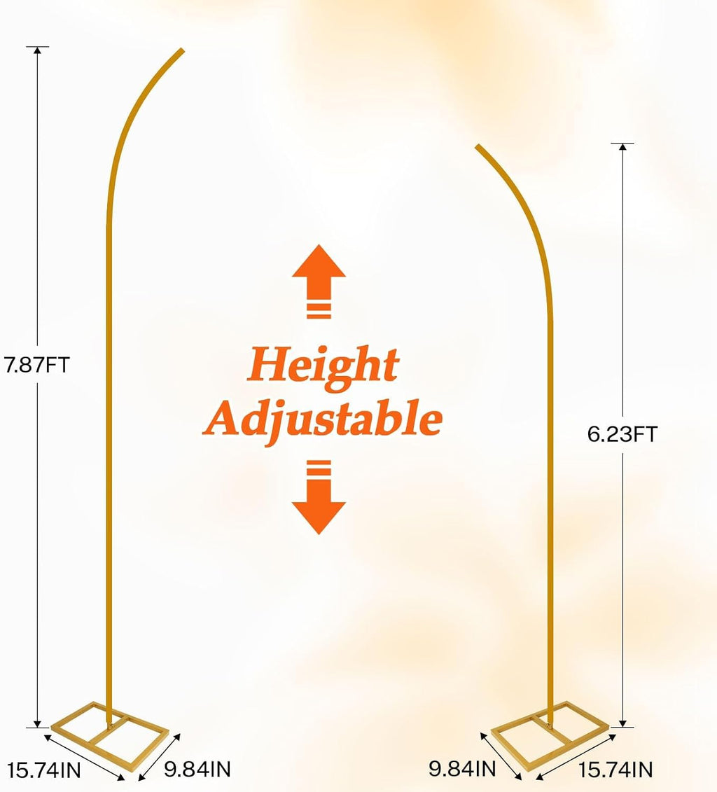balloon arch stand kit, balloon arch stand set shown in use