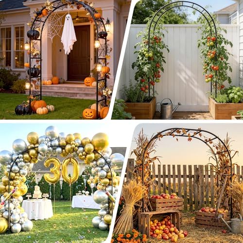 thickened rustproof garden arch metal trellis for climbing on a desk or shelf