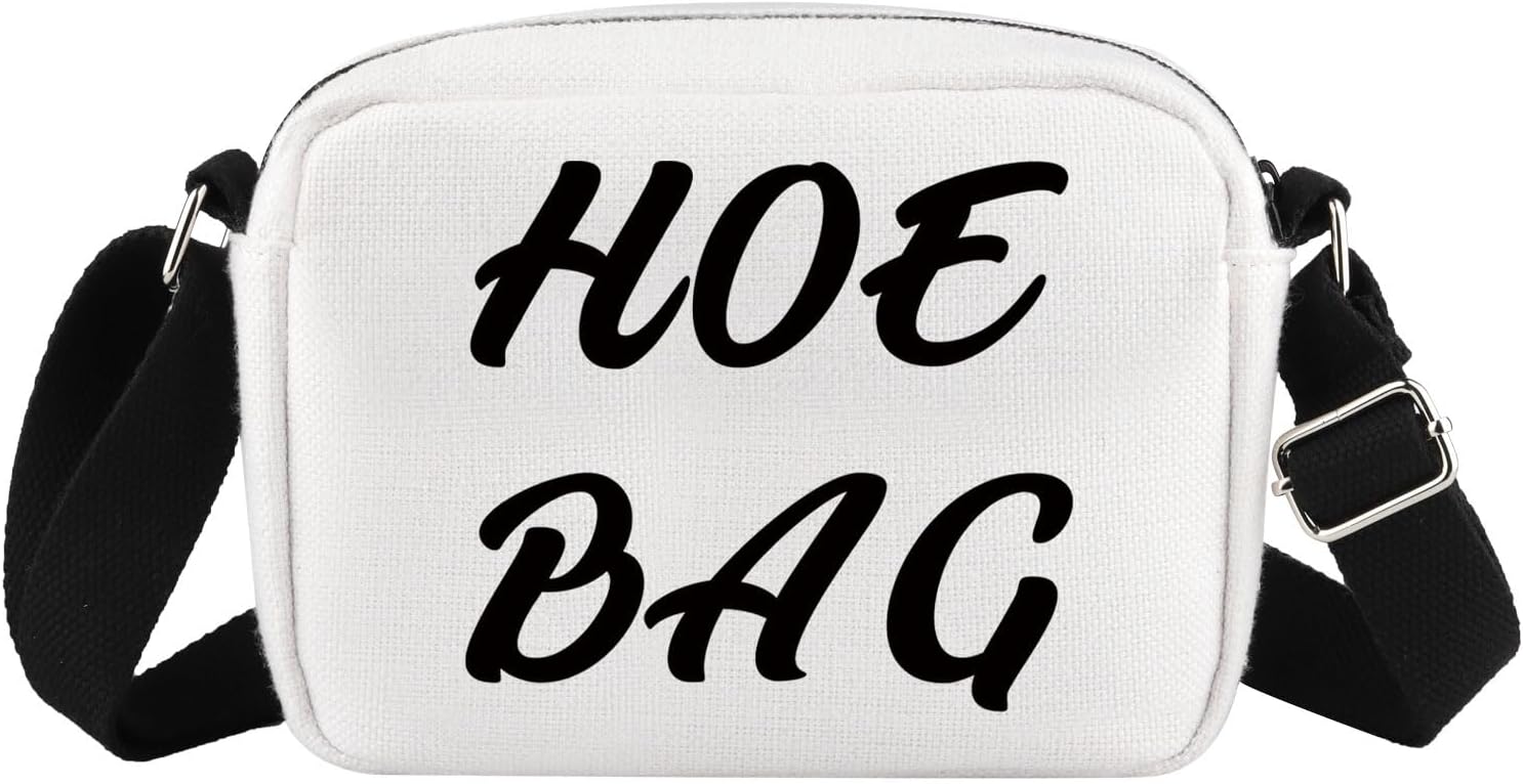 JXGZSO Funny Naughty Gift Bag Hoe Bag Funny Overnight Bag Hilarious Gag Gift (Hoe bag HCB)