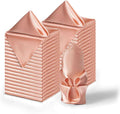 36 Pack Square Satin Dinner Napkins, 16x16 Inches Silky Soft Smooth Table Cloth Napkins for Restaurant Weddings Banquet Party Decoration, Rose Gold
