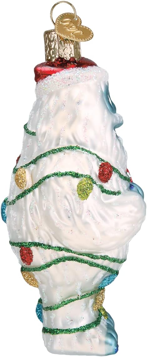 Old World Christmas Bumble (Rudolph The Red-Nosed Reindeer) Glass Blown Ornament for Christmas Tree, Handcrafted Holiday Decoration, Rudolph Collection