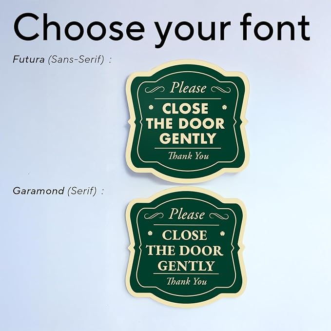 Custom Decorative Outdoor Metal Sign - Personalized Aluminum Driveway Sign, Waterproof, Made in USA - Design 3 Forest Green 12x12 In