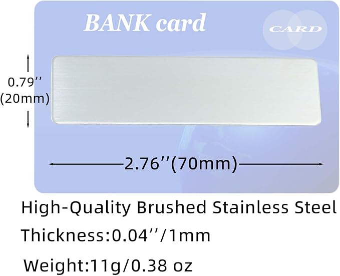 3pcs Stainless Steel Silver Custom Name Tags with Pin or Magnet Adhesive Tape,Personalized,Customizable Name Tags,Custom ID Badge for Employee,Workers,Cops, Nurses, Doctors,Teachers(Silver x 3)