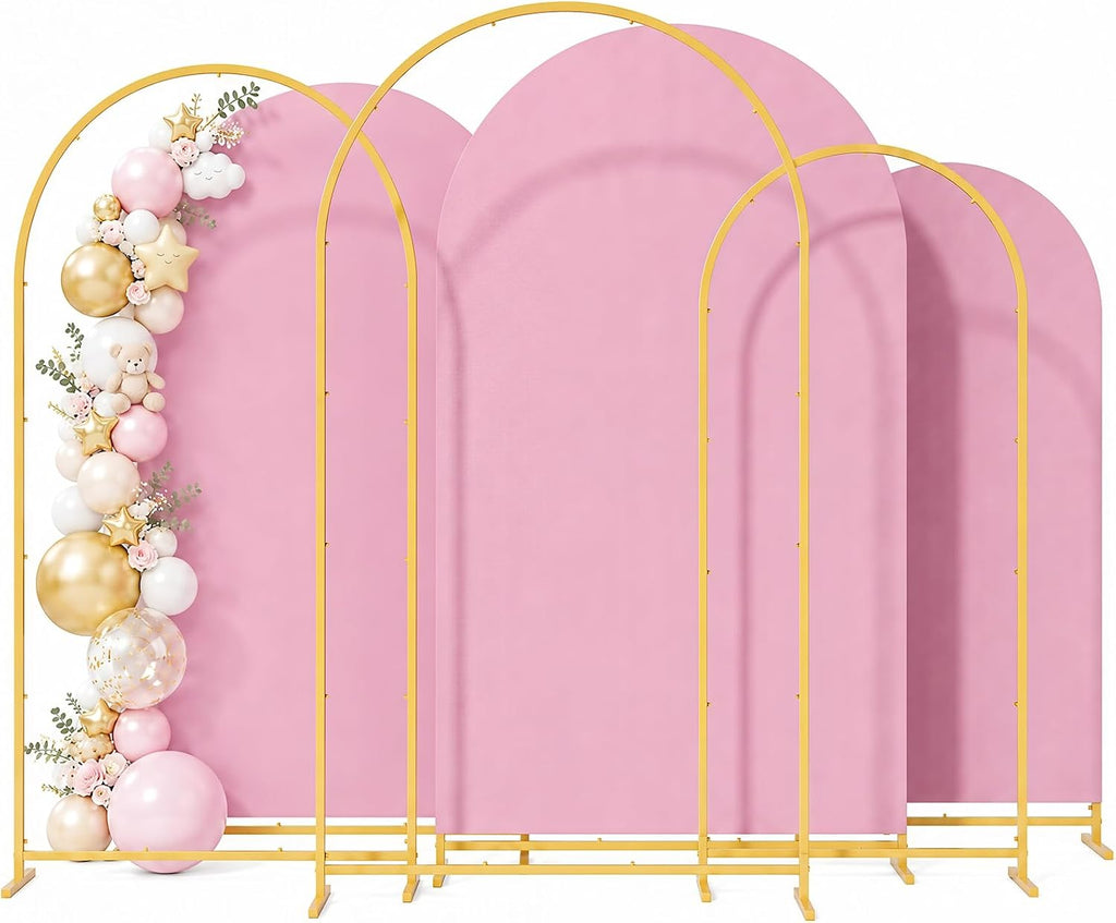 6+6.6+7.2ft arch backdrop stand, 3pcs metal background frame, main product view