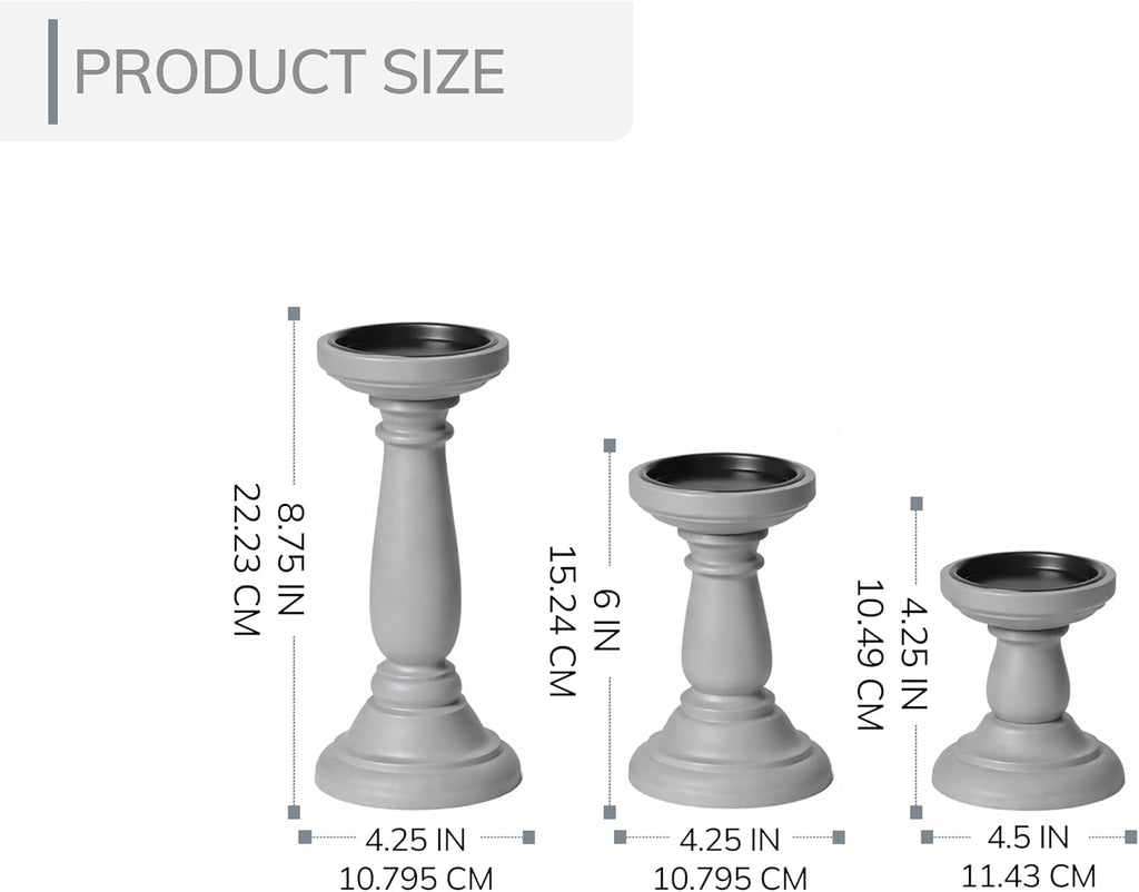 LUX Candle Holder Set of 3