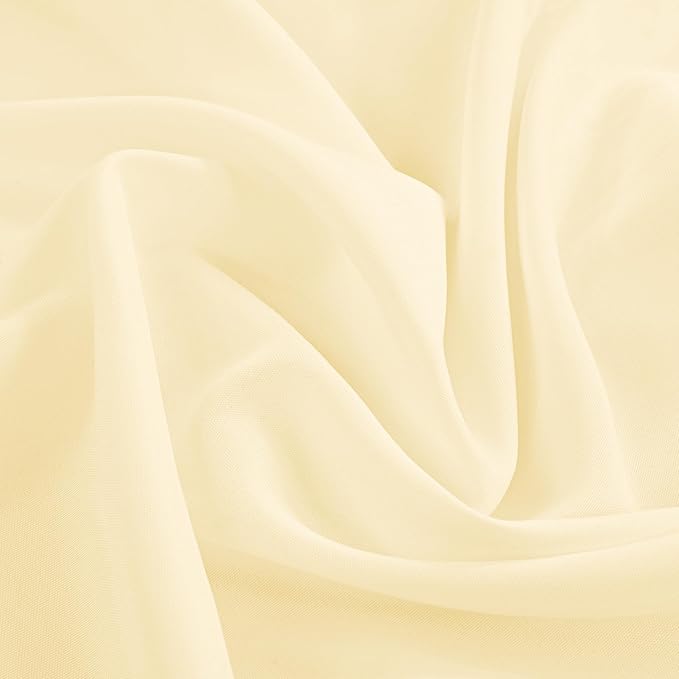 10 Pack Round Tablecloths - 108 Inch, Beige Polyester Table Cover for Round Tables, Stain and Wrinkle Resistant Washable Fabric Table Cloth, Polyester Tablecloth for Wedding Banquet Partie