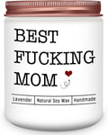 Homsolver Best Mom Gifts Ideas, Mothers Day Birthday Gifts for Mom from Daughter Son Kids, Funny Moms Lavender Candles Decor Gift