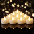 BEICHI Flameless Candles, 12/24/50/100/150 Pack Tea Lights Battery Operated, No Flickering Votive Candles LED Tea Lights for Halloween Christmas Wedding Home (24 Pack, Warm White)