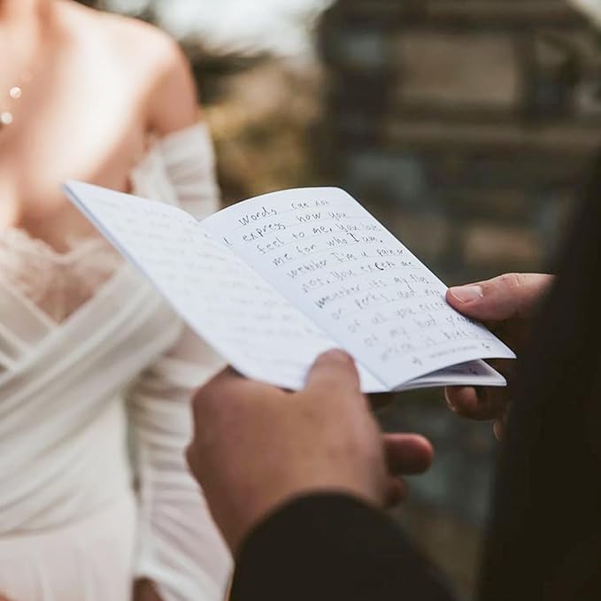 Wedding Vow Books His and Hers, Wedding Registry Gifts Ideas for Bride & Groom,Wedding Essentials