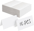 Gethelud 110 PCS Tent Cards, Small Blank Place Cards Delicate Seating Cards Blank Name Cards Escort Cards for Wedding, Table, Dinner Parties, Receptions (Each Measures 2” x 3.5”)
