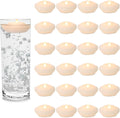 LARDUX 3 Inch Led Floating Candles - 24 PCS Flameless Water Activated Floating Tea Lights Fake Floating Tealight Battery Operated for Centerpieces Cylinder Vases Wedding Party Decorations