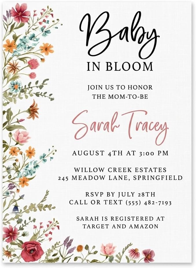 Baby Shower Games - Woodland Adventure (Green Custom Invitations)