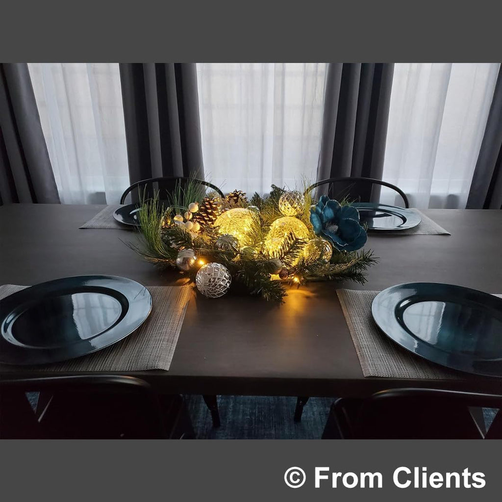 6 Inches Crackle Globe LED Lamp Battery Operated with Timer, Gold Mercury Crackled Glass Ball Light with Bottom Switch for Festival Christmas Decoration, Home Living Room Indoor