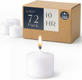 Royal Imports White Votive Candles Unscented Candles for Wedding Centerpieces Pack of 72 Dripless Wax for Parties, Aromatherapy, Devotional, Home Décor, Spas & Holiday Gifts