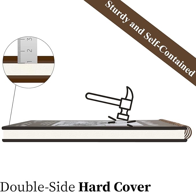 Sketch Book 11 x 14”, 100 Sheets Top Spiral Sketchbook, 68lb /100gsm Drawing Paper Pad, Sketch Pads for Drawing for Adults, Large Sketchbook.