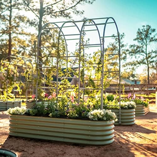 vego garden modular arched trellis system 4.5' long, view 9