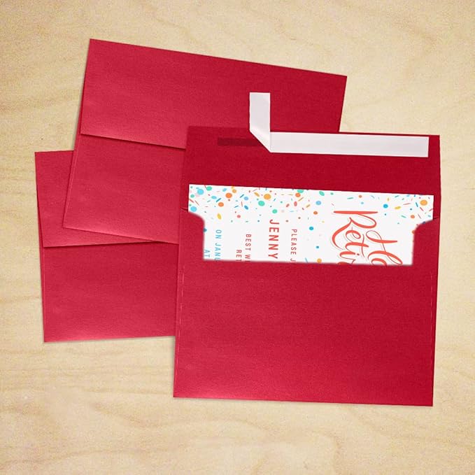 LUXPaper A7 Invitation Envelopes | Peel & Press | 5 1/4" x 7 1/4" | Jupiter Metallic | 80lb. Text | 500 Qty