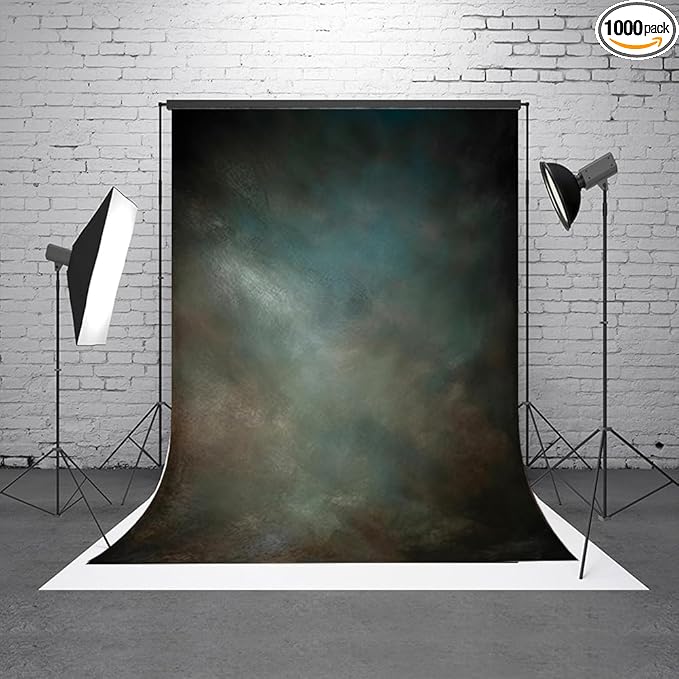 8x16ft Aqua Backdrops Portrait Backdrops for Photography Mottled Photo Background