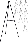 audio-visual direct 10 pack aluminum telescoping display easel, main product view