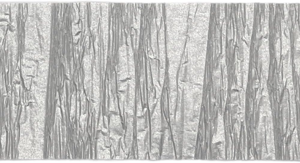 Navy Blue and Silver Metallic Crepe Paper Streamers, 4 Rolls Total