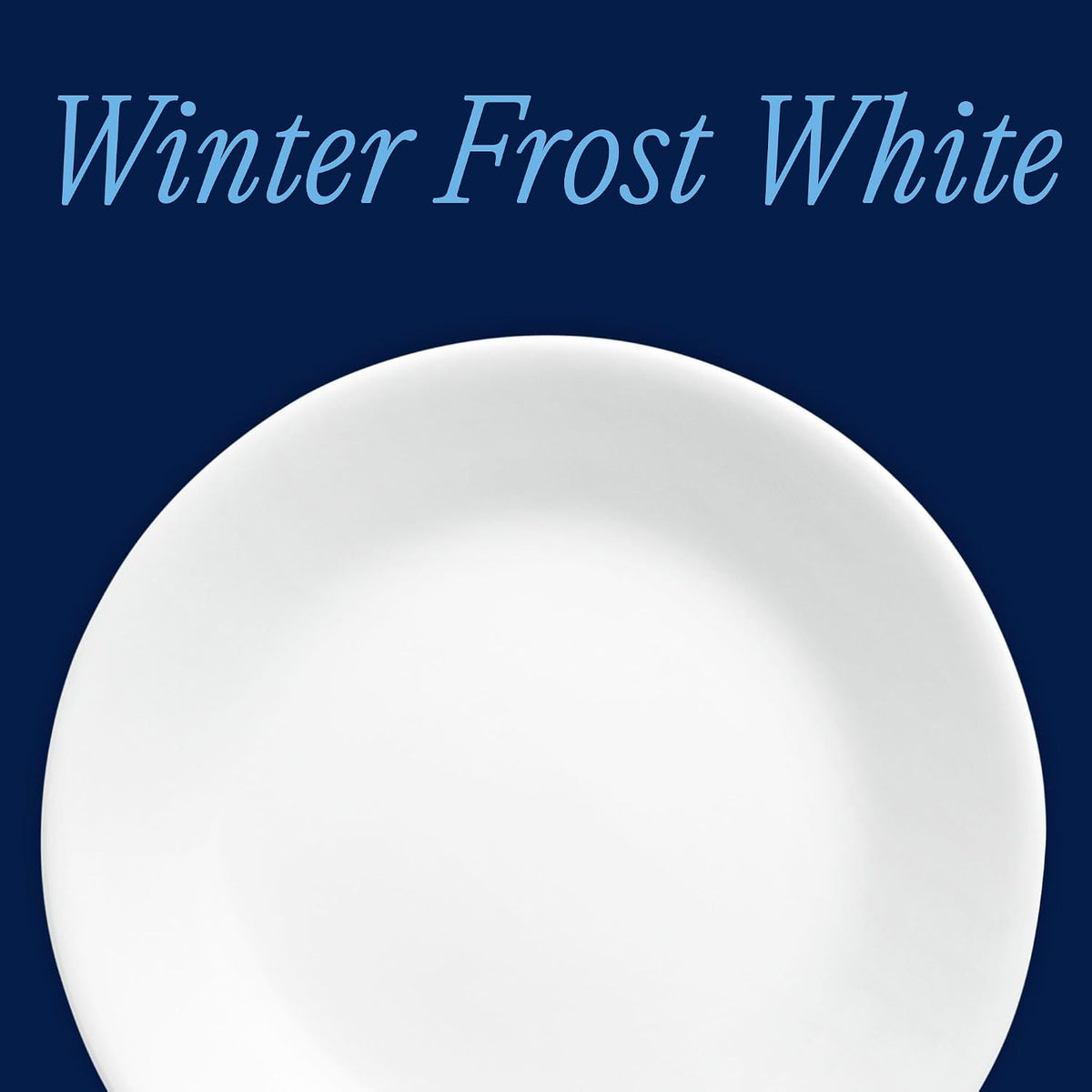 Corelle Winter Frost White 6-Piece 6.75-Inch Appetizer Plate Set