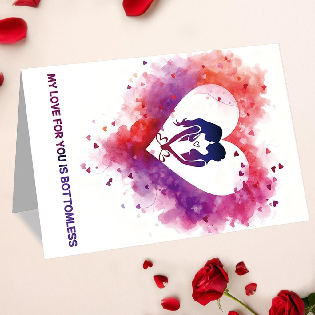 Romantic Valentines Day Card for Lesbian Wife, Same-Sex Couple Gift for Her from Wife