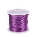 BENECREAT 12 Gauge Aluminum Craft Wire 100FT Anodized Purple Flexible Craft Wire for Halloween Craft Making, Jewelry Making and Floral Arrangements