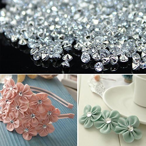 10000 pcs/Pack Wedding Table Scatter Confetti Crystals Acrylic Diamonds Vase Fillers 4.5 mm Rhinestones for Wedding, Bridal Shower, Vase Beads Decorations (Black)