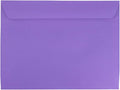 JAM PAPER 9 x 12 Booklet Colored Envelopes - Violet Purple Recycled - 25/Pack