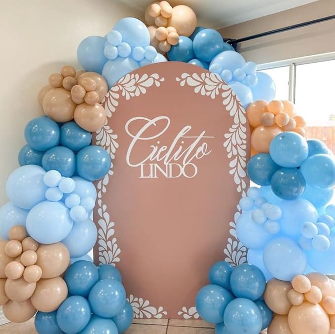 Mexico Theme Arch Stand Covers Fiesta Wedding Party Elastic Fabric Background Birthday Baptismx Baby Shower Decor Props (90x180cm(W35''H72''),G-3744)