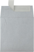 LUXPaper Square Invitation Envelopes | Peel & Press | 3 1/4" x 3 1/4" | Silver Metallic | 80lb. Text | 50 Qty