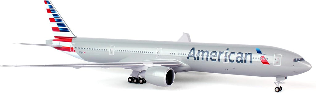 daron skymarks skr715 american 777-300 new livery airplane showing dimensions