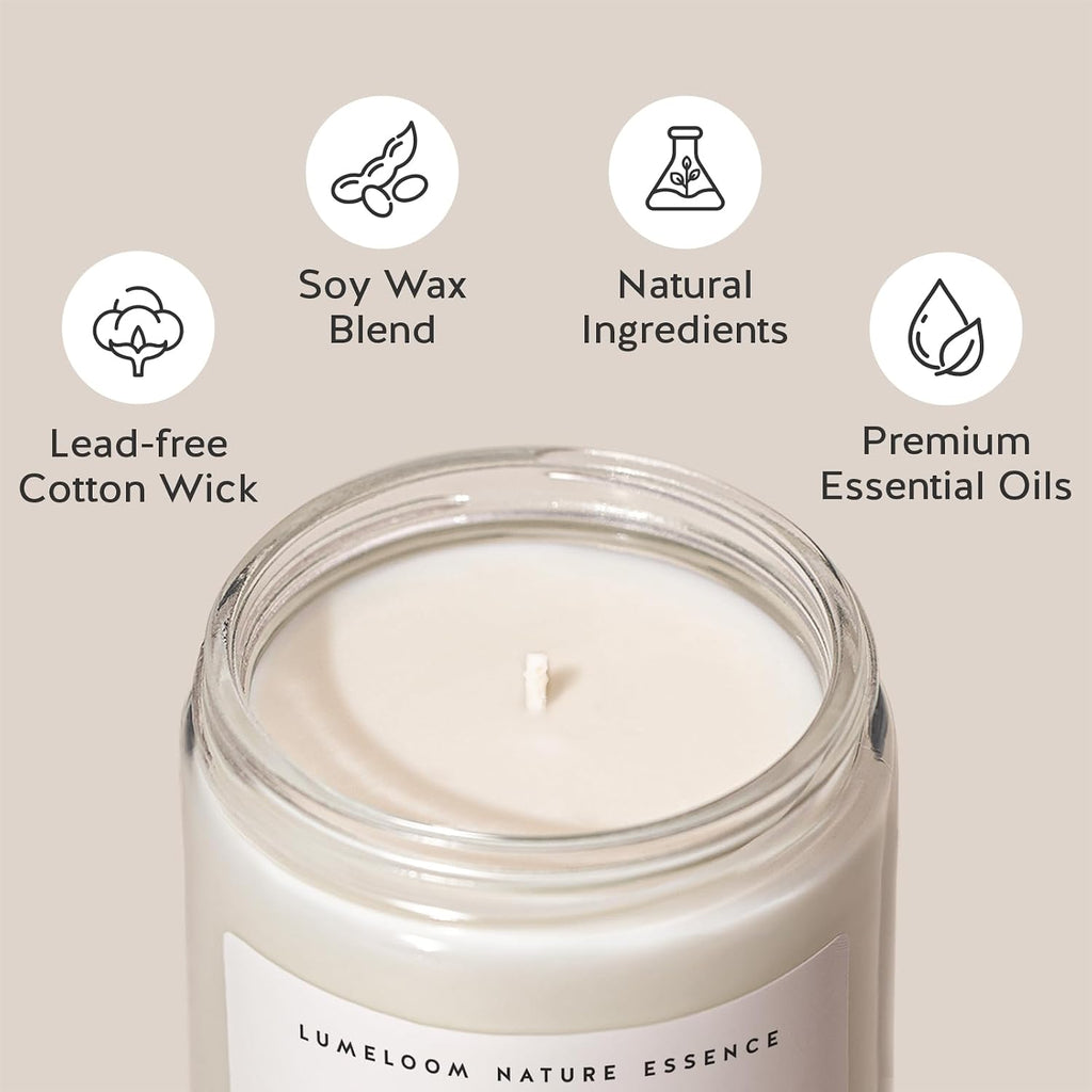 LUMELOOM Retirement Gifts, Farewell Gifts for Coworkers - 9oz Lavender Scented Soy Wax Candle - Coworker Leaving, Goodbye, Going Away, Moving Away, Retired Decoration for Women, Friend, Men