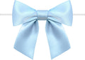 60 Pack Twist Tie Bows 3.3‘’ Craft Bows Satin Ribbon Bow for Gift Wrapping, Treat Bags, Party Favors & Craft Decoration Light Blue