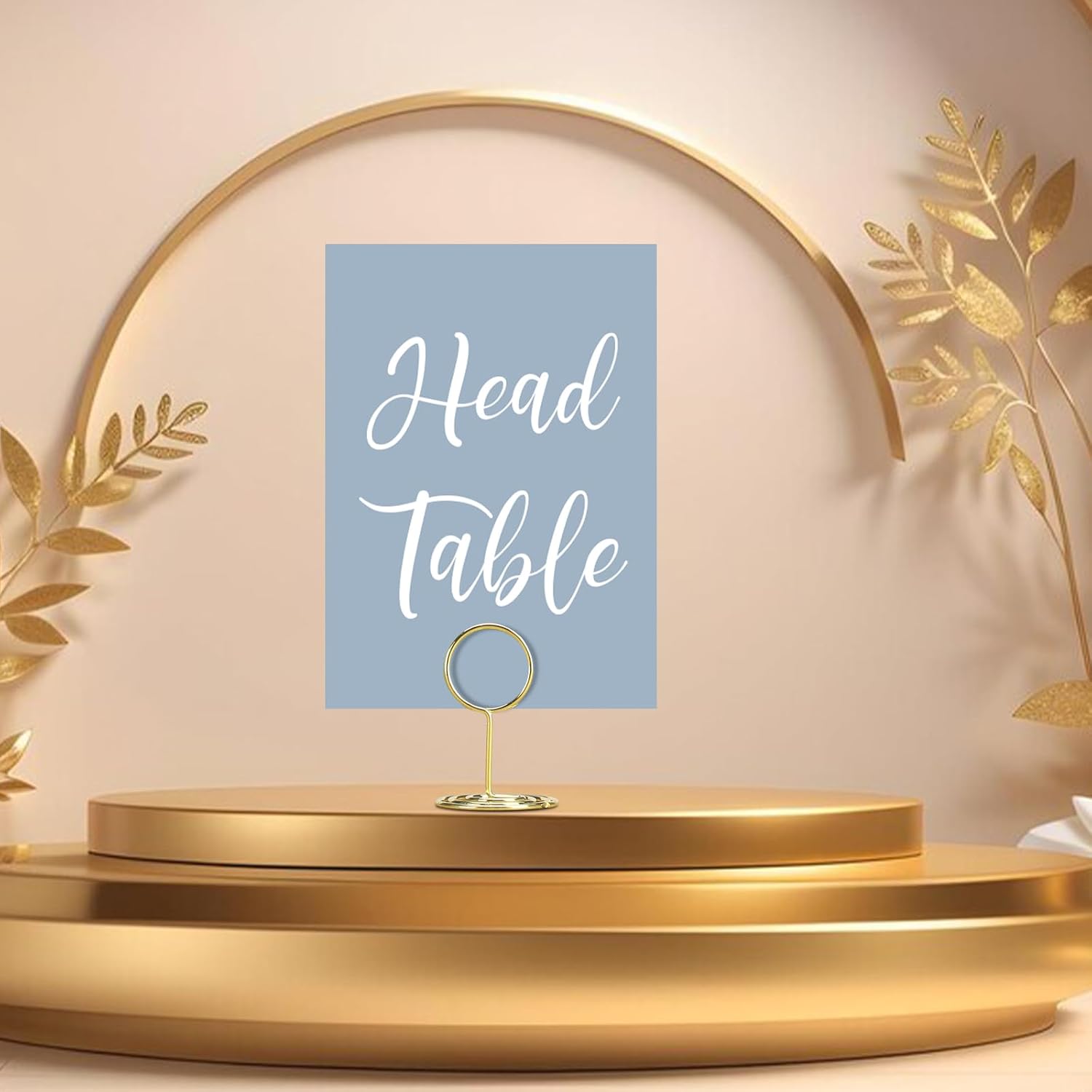 Table Numbers Cards 1-30 Wedding Table Numbers with Holder Table Number Stands Bulk Wedding Table Signs Dusty Blue with Head Table Card for Bridal Shower Wedding Anniversary (Dusty Blue)