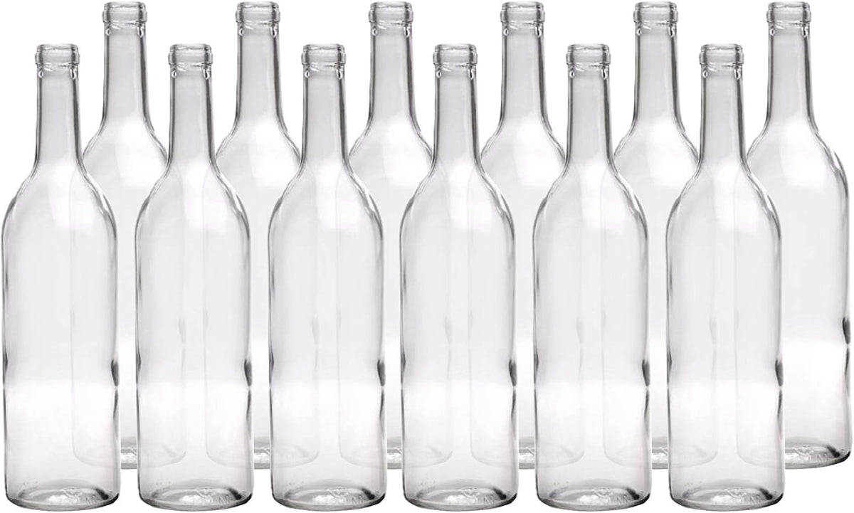 Home Brew Ohio Clear 750ml Bordeaux Bottles Case of 12