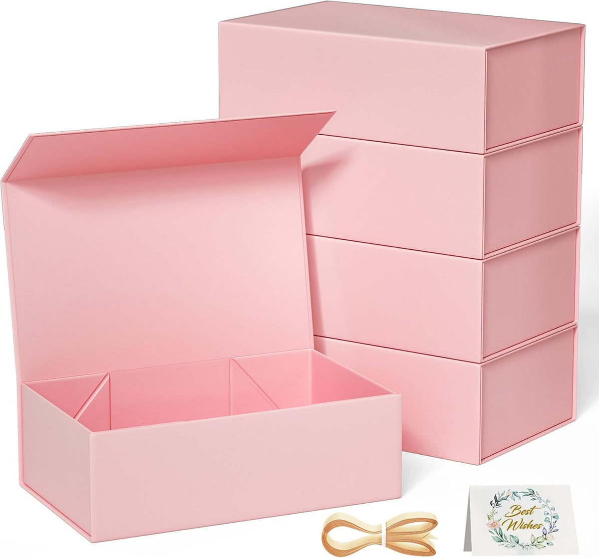 ryddoy 5 pack pink gift box, 9.5x6x3'' gift, main product view