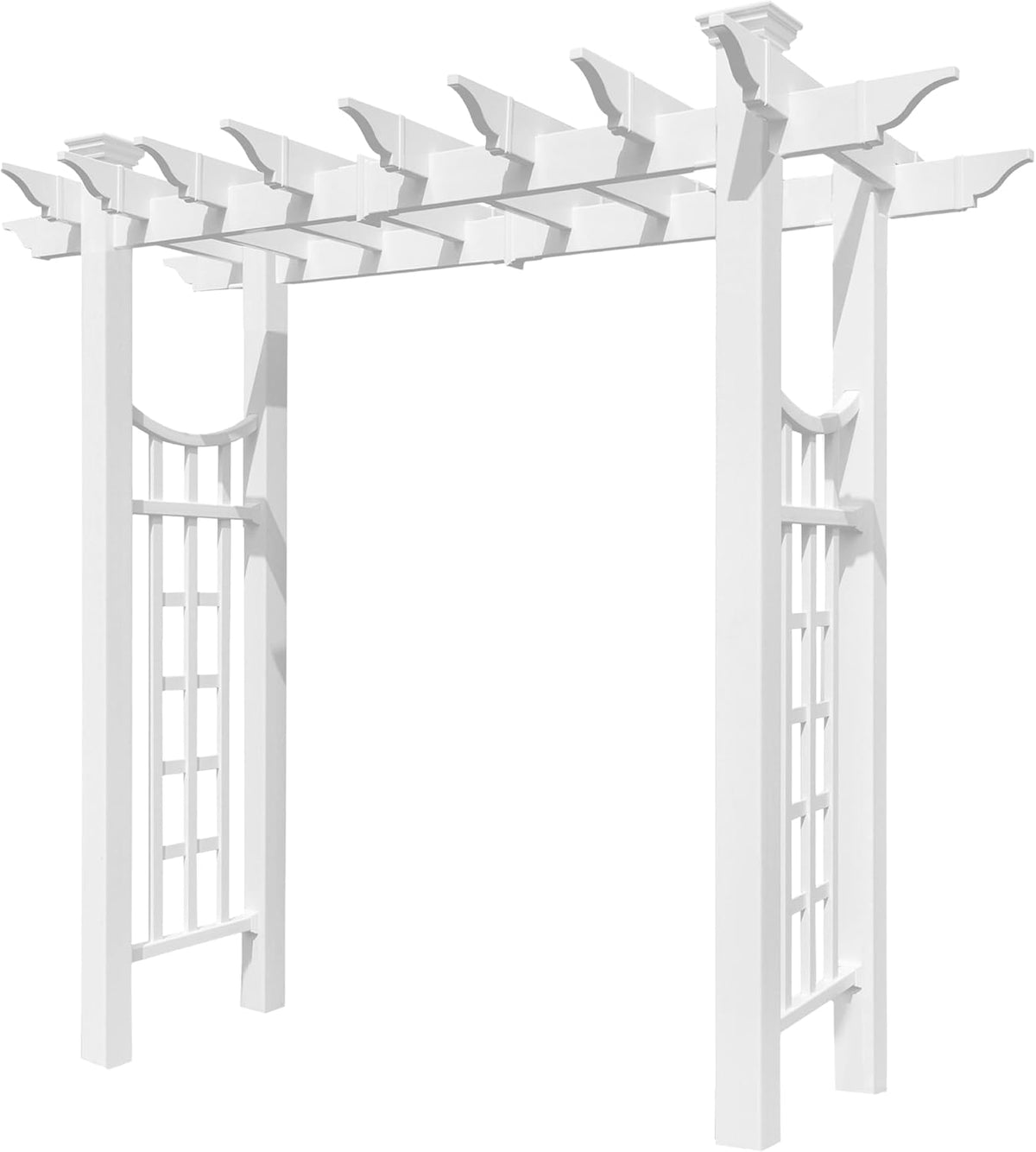 Vita Fairfield Deluxe 58 inchW x 92 inchH Vinyl Arbor
