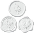 Wax Seal Stickers (60 Pcs, 3 Designs in 1 Pack) Premium Envelope Seal Stickers for Wedding Invitation Envelopes, Adhesive Wax Seals, Perfect for Seating Chart, Gift Wrapping