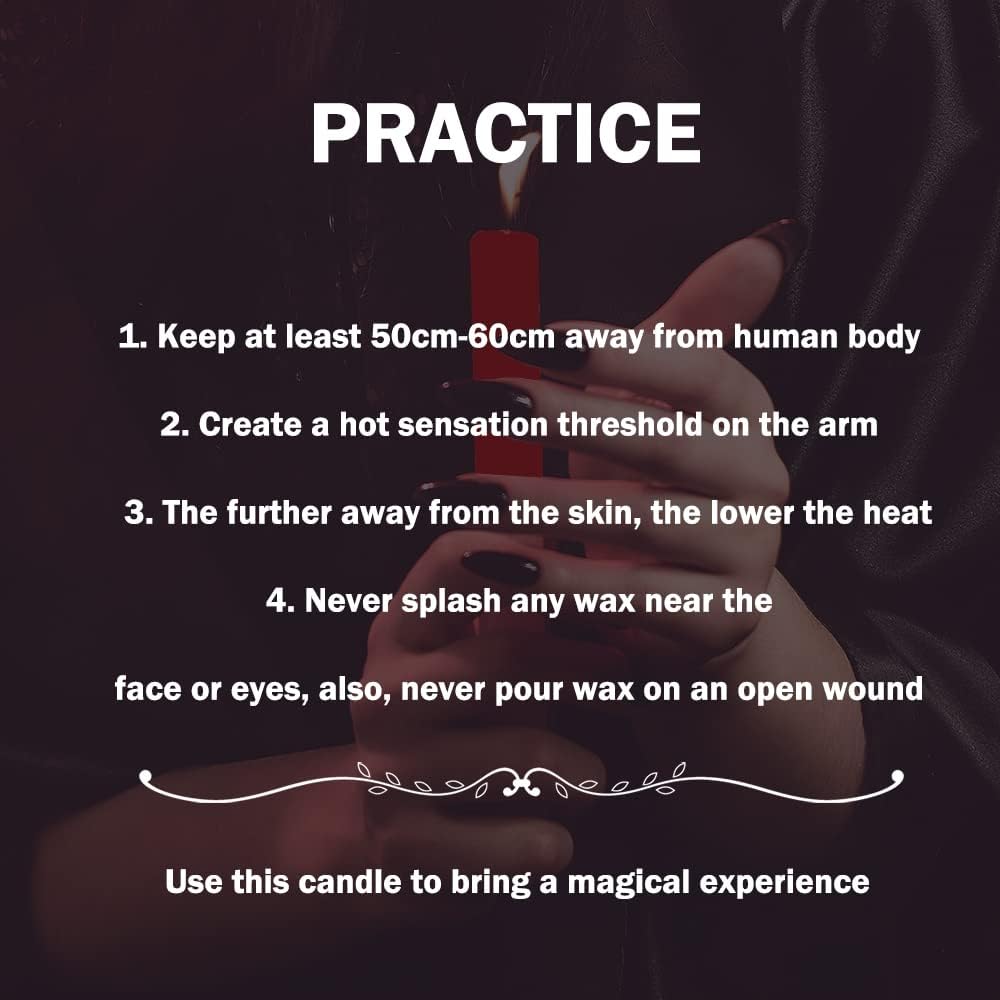 Low Temperature Candles,Romantic Wax Play Candles Low Heat for Lovers Couples